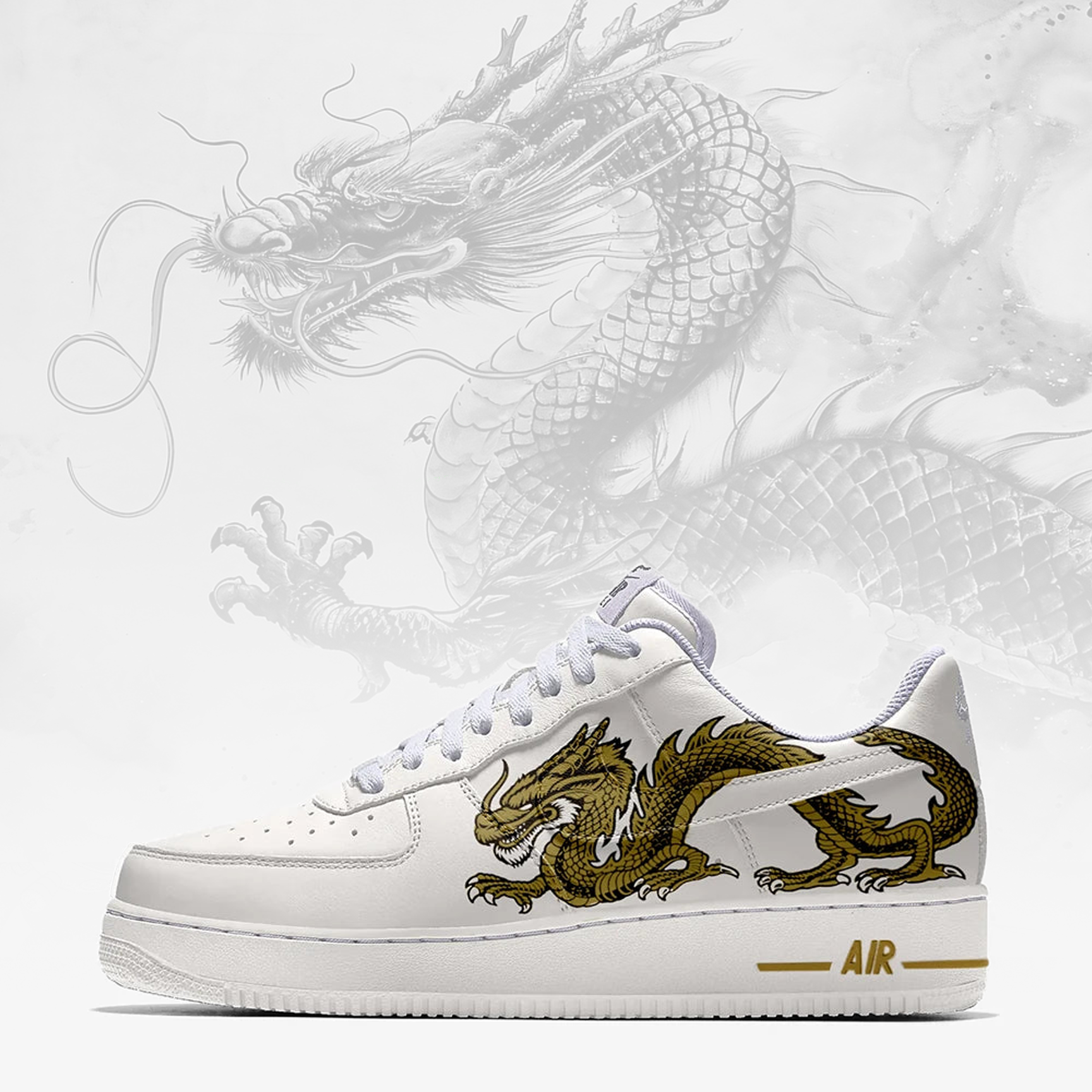 Gold Dragon Sneaker