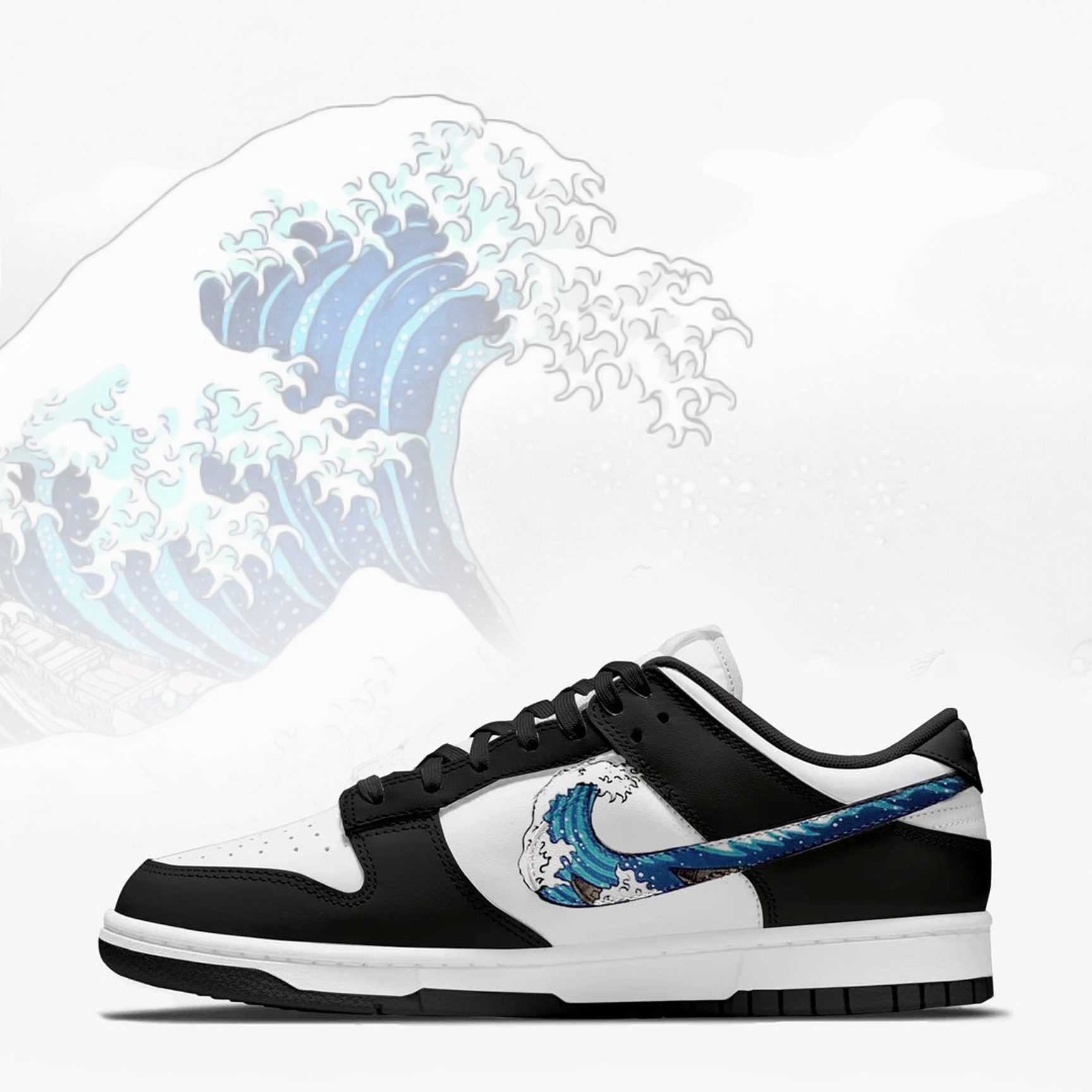 Kanagawa Wave Swoosh Dunk Sneaker