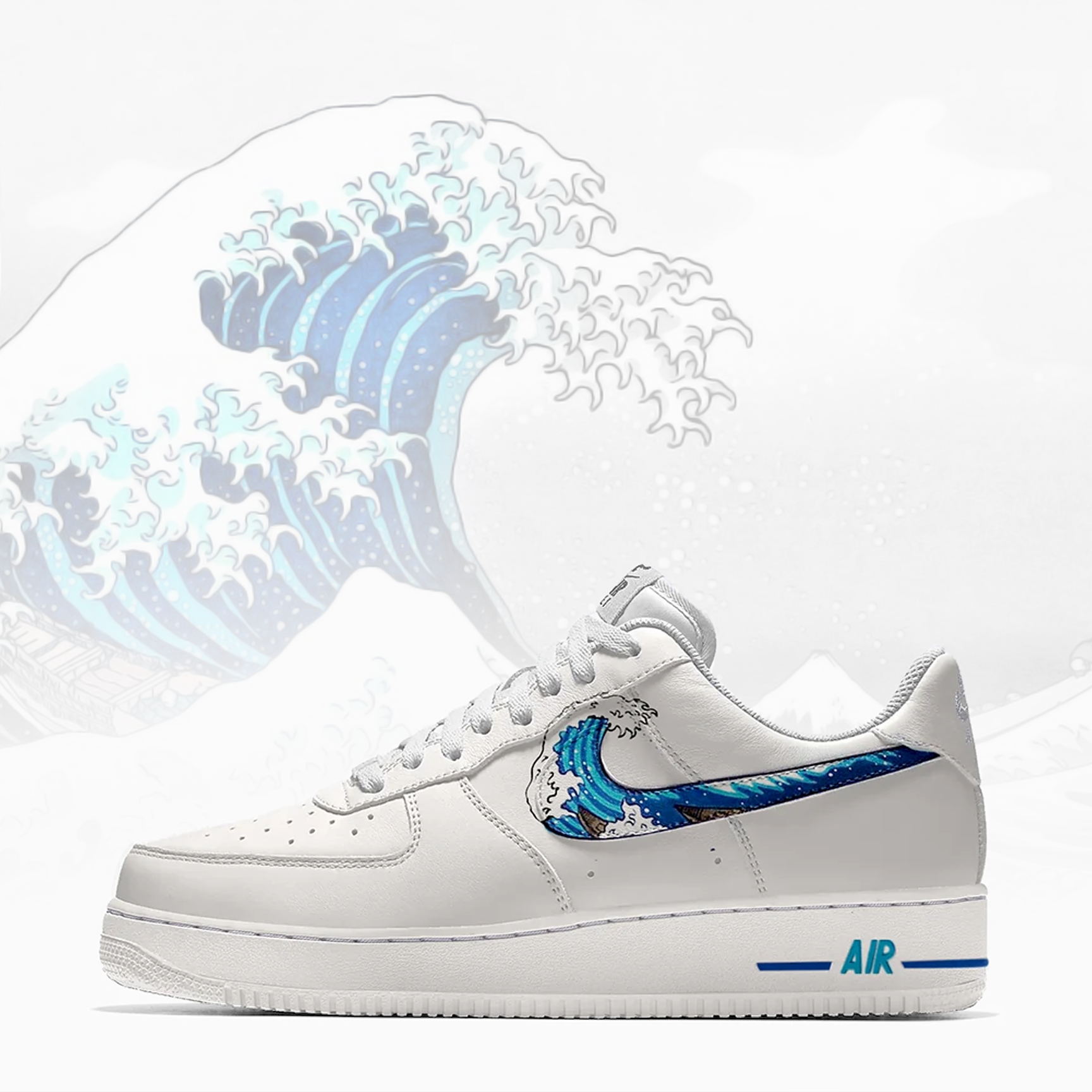 Kanagawa Wave Swoosh Sneaker
